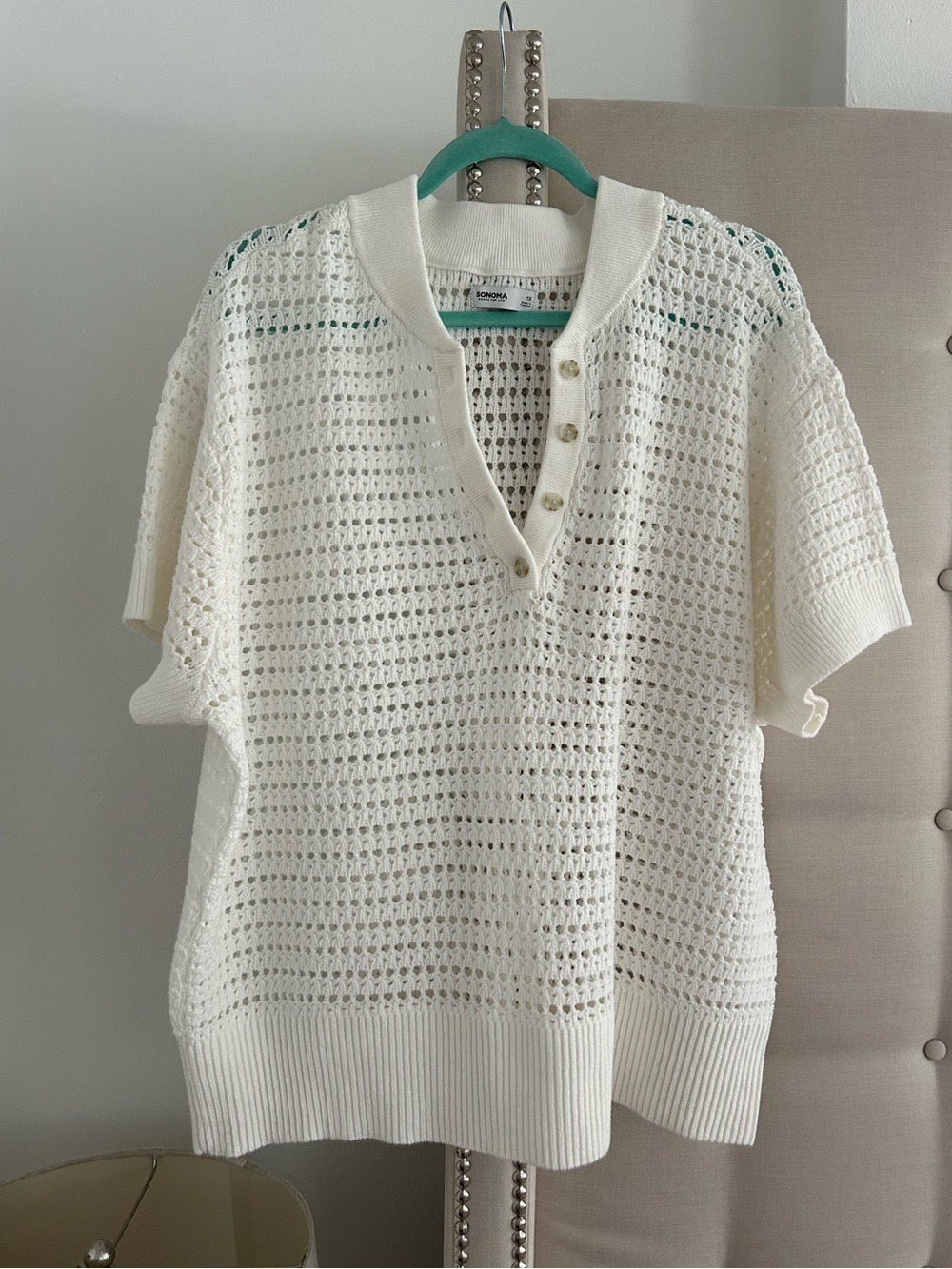 NWOT Sonoma Kohl’s white top